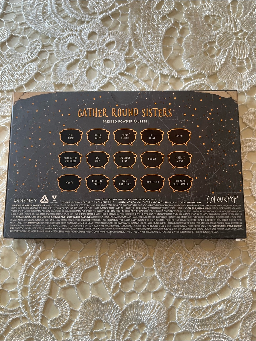 ColourPop x Hocus Pocus Gather Round Sisters Eyeshadow Palette - Picture 8 of 9